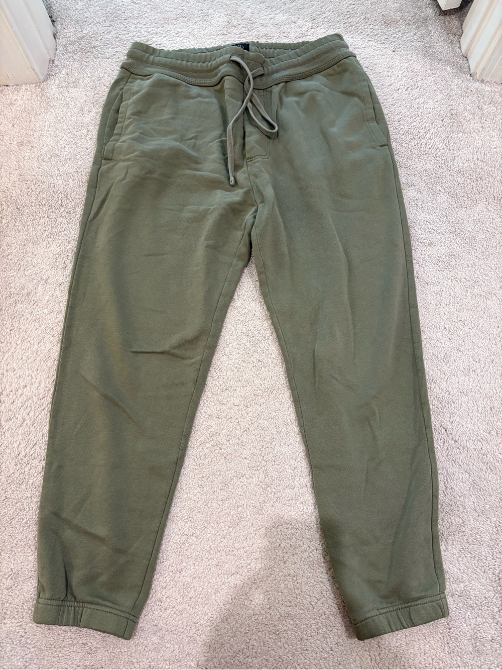 American Eagle Outfitters Olive Green Drawstring Joggers